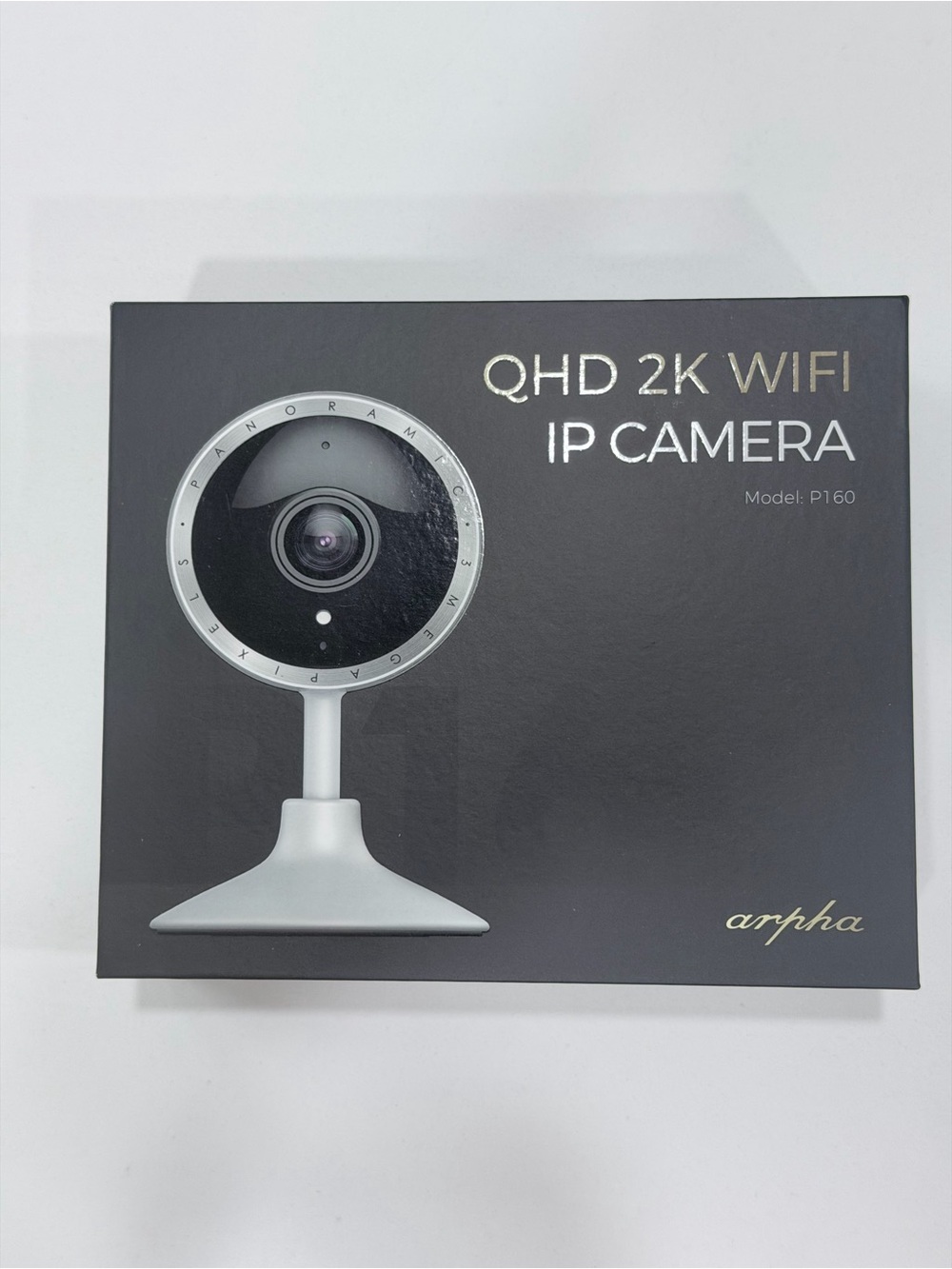 the Arpha QHD 2K WiFi IP Camera (Model: P160)